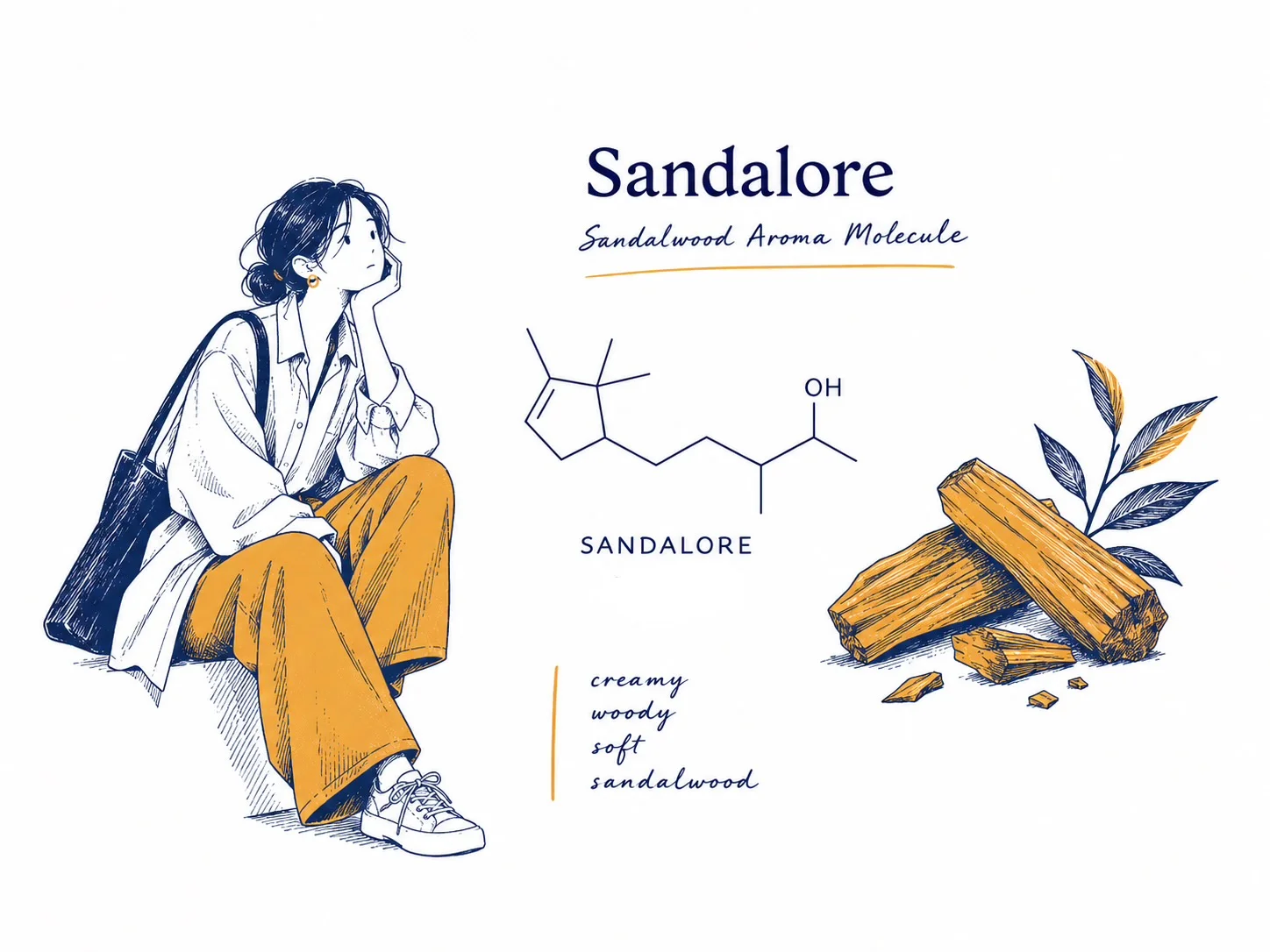 رایحه ساندالور (sandalore) یا رایحه سنتزی چوب صندل