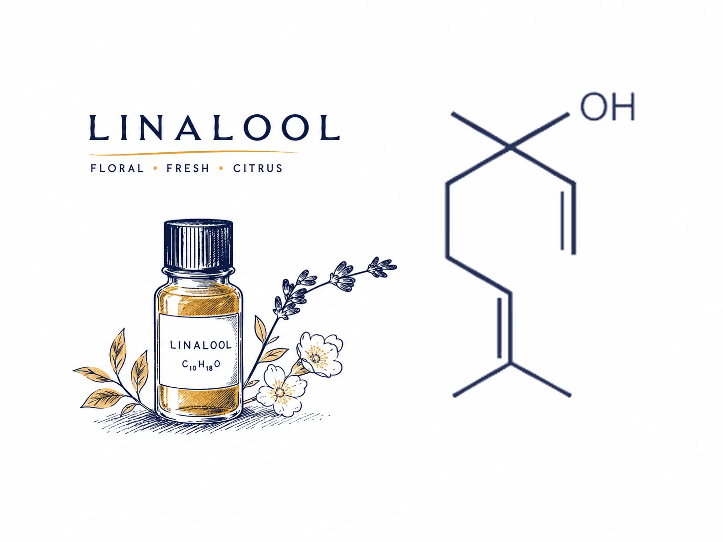 لینالول (Linalool) و دو انانتیومر آن